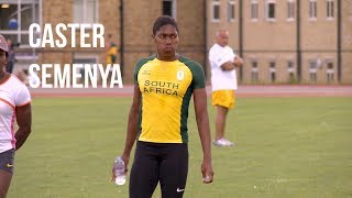 Training shots of Caster Semenya [upl. by Fionnula]