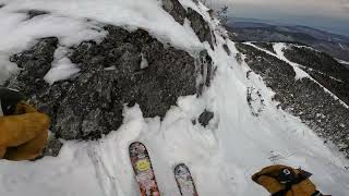 Earning My Turns  Face Ridge to Pumphouse to Green Beret  Jay Peak 2024 [upl. by Martino]