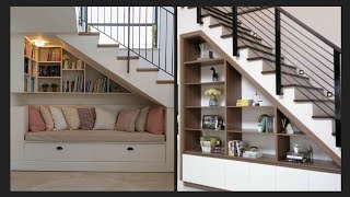 Amazing under stairs space ideas  Best under stairs storage ideas [upl. by Eelidnarb]