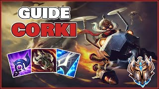 GUIDE CORKI MID S13  CARRY AVEC UN MAGE POKE  gameplay éducatif explicatif tips [upl. by Mukerji]