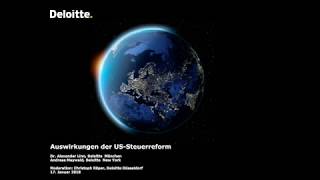 Webcast zur USSteuerreform  Auswirkungen für die DACHRegion [upl. by Jacki]