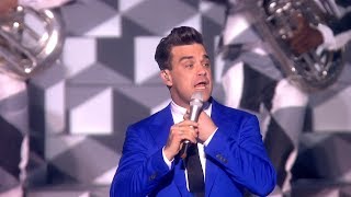 Robbie Williams  Candy Live at BRIT Awards 2013 [upl. by Neelac]