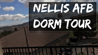 AIR FORCE DORM TOUR Nellis AFB [upl. by Igenia29]