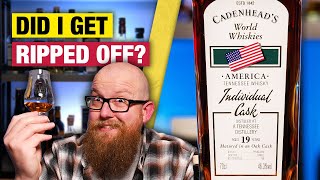 19YEAR OLD MYSTERY WHISKEY Cadenheads World Whiskies Tennessee Individual Cask [upl. by Eniamaj]