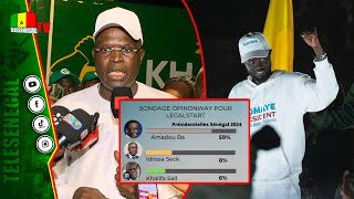 Sondage de la présidentielle quotAmadou Bâ troisième lay diul khalifa ak diomaye nioy dialeuquot [upl. by Arej]