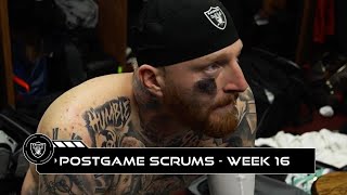 Maxx Crosby Zamir White and Amik Robertson Postgame Media  Week 16 vs Chiefs  NFL [upl. by Ahseka]