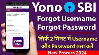 Yono SBI forgot username and password  How to reset yono sbi username and password  Yono sbi login [upl. by Jarrett]