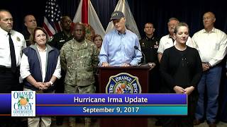 Hurricane Irma Update with Florida Governor Rick Scott  September 9 2017 [upl. by Semela]