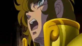 AMV Saint Seiya Aries Mü vs Leo Aioria [upl. by Biddie]