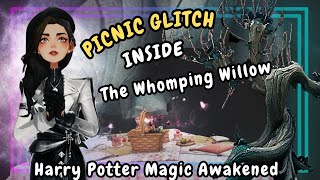 PICNIC GLITCH INSIDE THE WHOMPING WILLOW In Harry Potter Magic Awakened [upl. by Apicella]