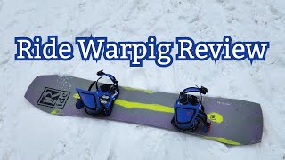 Ride Warpig Snowboard Review [upl. by Polloch]