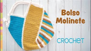 Bolso molinete tejido a crochet  Tejiendo Perú [upl. by Elleinad714]