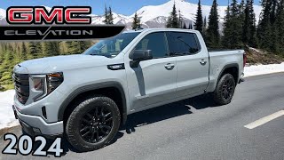 2024 GMC Sierra 1500 Elevation 4x4 W X31 Thunder Storm Grey amp Duramax 30L Diesel Engine Overview [upl. by Veno29]