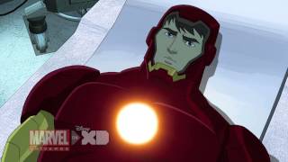 Iron Man Travels Through Time  Marvels Avengers Assemble Season 2 Ep 7  Clip 1 [upl. by Odraode]