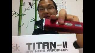 Hebe Titan II dry herb vaporizer Marijuana products operative skills  instructions for use [upl. by Hummel]