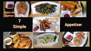 7 Simple AppetizerEasy recipe [upl. by Herminia]