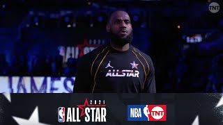 Team LeBron amp Team Durant Are Introduced By HBCU Bands  NBA AllStar 2021 [upl. by Niamor]