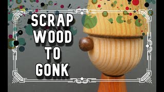 20 min Great gift or easy craft sale Woodturning Gonk [upl. by Philly]