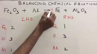 Balancing chemical equations class 10 chemistry [upl. by Errick]