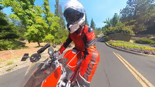 S09E02 2024 Panigale V2 Meadow Vista CA Back roads [upl. by Heppman]