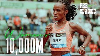 FULL RACE Beatrice Chebet CRUSHES Womens 10000m World Record  2024 Prefontaine Classic [upl. by Kroy843]