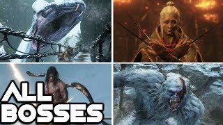 Sekiro Shadows Die Twice  All Bosses [upl. by Lehcim]