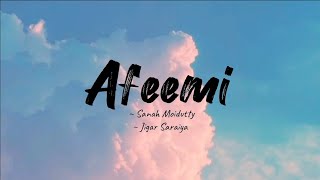 Afeemi  Sanah Moidutty  Jigar Saraiya   Official Song   Yeashin Arafat [upl. by Alamak]