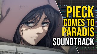 Attack on Titan Season 4 Episode 12 Soundtrack  Hanges Plan x Pieck Comes to Paradis Theme [upl. by Ramhaj]