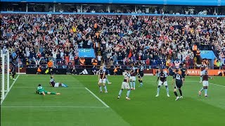 ARSENAL AWAY FANS GO CRAZY Aston villa vs Arsenal vlog [upl. by Eineg397]