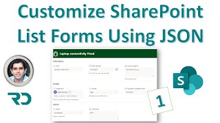 Customize SharePoint List Forms using JSON Formatting 1 [upl. by Jameson]