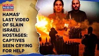 Hamas Last Video Of Slain Israeli Hostages Watch Captives Begging Crying For Help Chilling Video [upl. by Adorne]