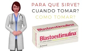 blastoestimulina para que sirve cuando y como usar blastoestimulina pomada [upl. by Nitsug]