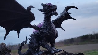 Schleich  Eldrador Creatures  SHADOW DRAGON Box Opening and Figure Review Fast Review [upl. by Aivatahs]