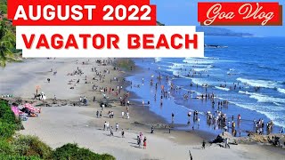 Goa Vagator Beach  Goa Vlog August 2022  North Goa Beach [upl. by Geller]