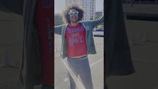 Redfoo rides electric skateboard ⚡ [upl. by Mcclain]