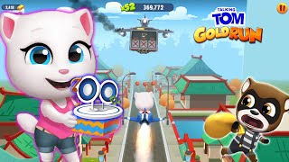 ANGELA RUNS WITH NEW SOUND – Talking Tom Gold Run 2023 – Part 9 [upl. by Heise]