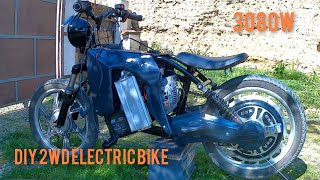 2wd electric bike diy part 4 [upl. by Cornew]