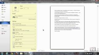 Printing and Previewing Your Document in Word 2010 [upl. by Krisha559]