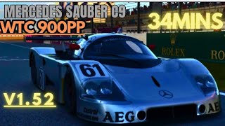 GT7Mercedes Sauber C9 89WTC 900PPCircuit de la sartheV152 [upl. by Panchito]