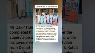 PhD Public Defence II Social Work II University of Peshawar [upl. by Inek]