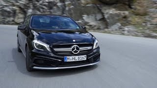 2015 Mercedes Benz A45 AMG Fahrbericht amp Testfahrt [upl. by Eart]