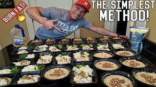 How To Meal Prep For The Entire Week  Bodybuilding Shredding Diet Meal Plan [upl. by Yelik]