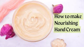 DIY Nourishing Hand Cream To Repair Cracked amp Dry Hands  DIY Hand Cream Recipe  Get Soft Hands [upl. by Alarick]