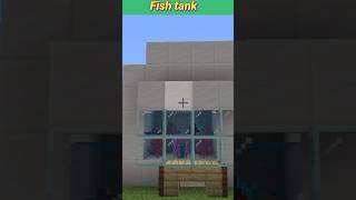 Minecraft fish tank shorts [upl. by Sukramed766]