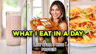 What I Eat To Lose Weight and Fat Low Carb High Protein and Healthy Meals [upl. by Garret]