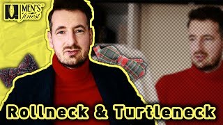 RollneckTurtleneck Jumper  How To Wear A Turtleneck With A Suit  Mens Finest [upl. by Geffner312]