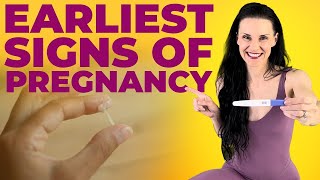 Earliest Signs Of Pregnancy that you didnt know about Pregnancy Symptoms BEFORE MISSED PERIOD [upl. by Dao180]