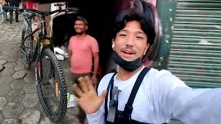 finally cycle new banauda feri yesto vayo🤩food delivery pathao vlogs [upl. by Aihseket]