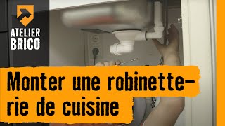 Atelier brico HORNBACH  Rénovation de la cuisine Monter une robinetterie de cuisine [upl. by Elbertina92]