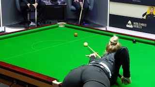 SNOOKER REANNE EVANS SHOWS HER SKILLS 2024  WORLD MIXED DOUBLES  BRECEL EVANS ROBERTSON [upl. by Paulette]